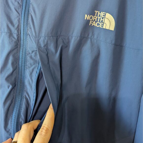 The North Face Blue/Gray Hydrenalite Windproof Breathable Lightweight Jacket XXL - Picture 2 of 12
